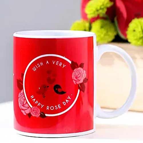 Personalised Rose Day Mug